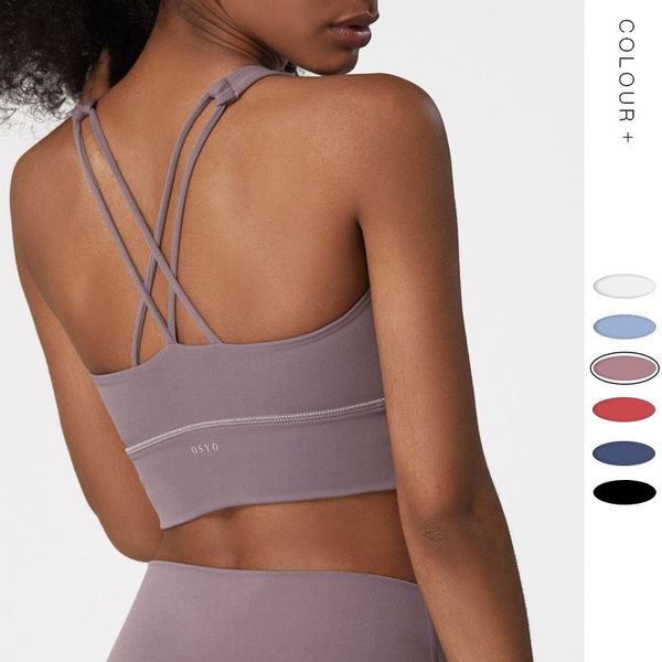 

gym clothing workout seamless bra sport bras women cross sports push up yoga woman running breastplate brassiere crop fitness padde, White;black