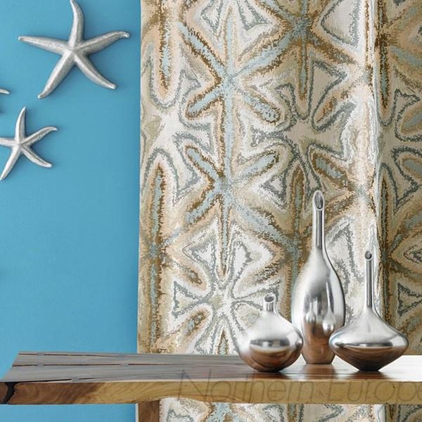 

curtain & drapes american european-style yarn-dyed jacquard simple modern semi-shading curtains for living room bedroom high precision woven