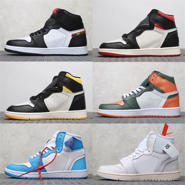 

1 nrg no l's not for resale no ps sneaker shoes men women 1s white red black yellow sneakers size 36-47