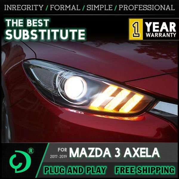 

other lighting system cg car headlight for 3 axela 2021-2021 headlamps turn signal light bi xenon led bulb accessory