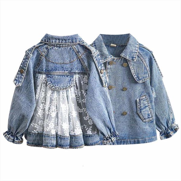 

fashion unicorn girls jackets sequin cowboy teens outerwear embroidery coat childrens clothing kids jean jacket 2 12y, Blue;gray