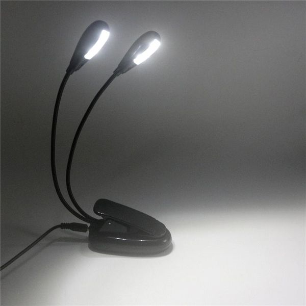 

book lights led clip type reading lamp with usb rechargeable double light bedside colors eye care brightness clamp