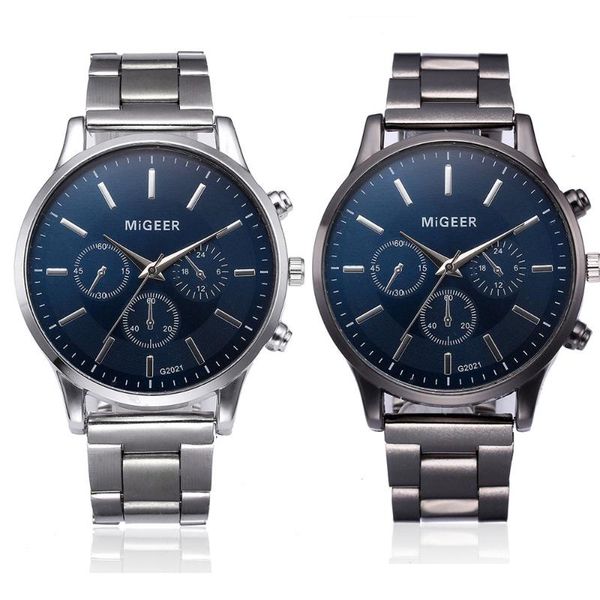 

wristwatches luxury watch men military date crystal stainless steel quartz analog army casual wrist watches drop relogio masculino 10, Slivery;brown