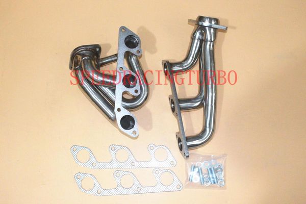 

manifold & parts exhaust headers for mustang 05-10 4.0l v6 1-5/8" shorty tuned one pair stainless steel turbo