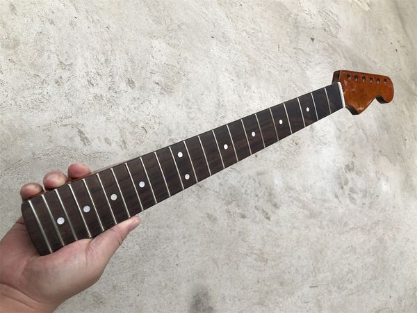 

new guitar neck maple 22 fret 25.5inch rosewood fretboard dot inlay gloss diy