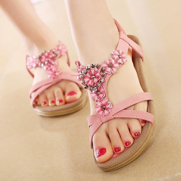 

sandals 2021 summer women's large 41-43 flat bottom pregnant heel versatile, Black