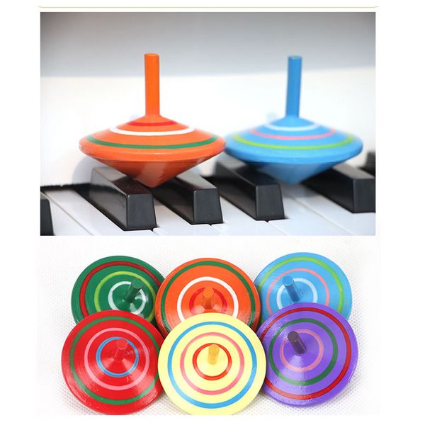 

Wood Gyro Kid Wood Toys Kids Toys Children Relief Stress Desktop Spinning Top Toys Children Birthday Festival Gifts Random Color