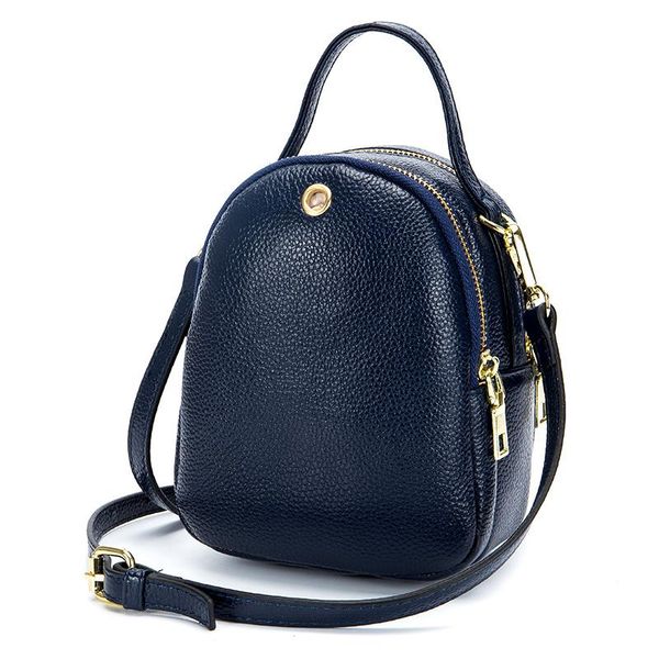 

shoulder bags diagonal bag leather multi-layer spring and summer mobile phone egg lady small handbag soft all-match
