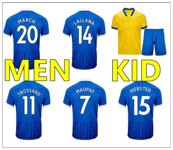 

2021 maupay soccer jerseys trossard connolly webster rodriguez dunk mooy gross lallana football shirt calcio futebol, Black;yellow