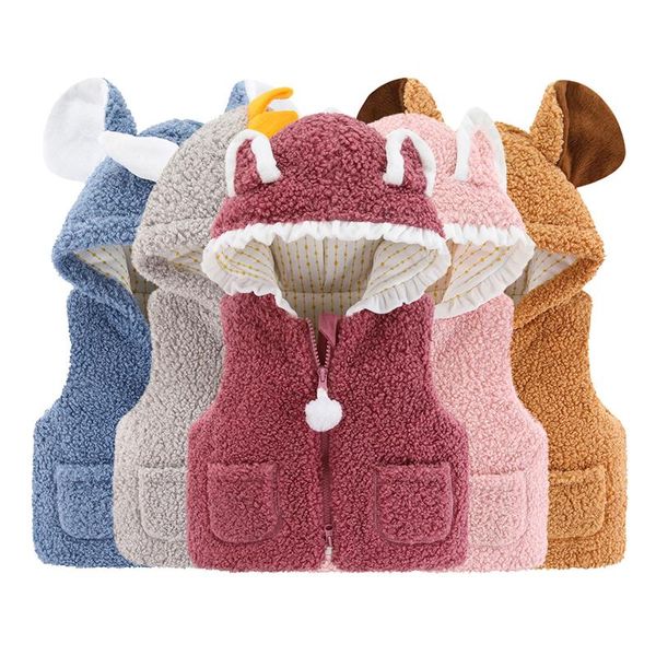 

jackets toddler kids baby girls boys hooded pullover solid outdoor waistcoat vest windproof coat for, Blue;gray