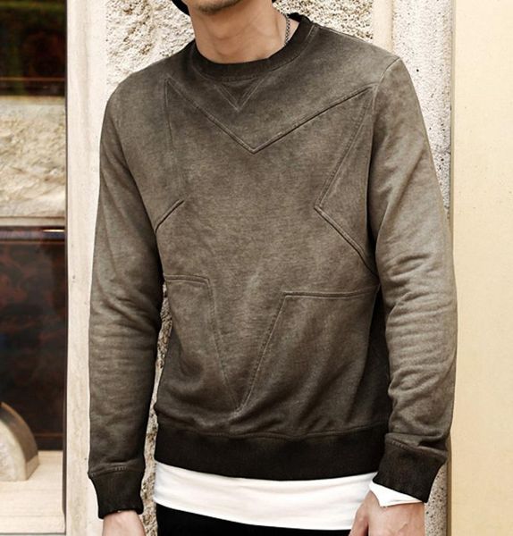 

wholesale fashion fleece thicken hoodies men warm 100%cotton clothing casual male hoody retro men sweatshirt, Black