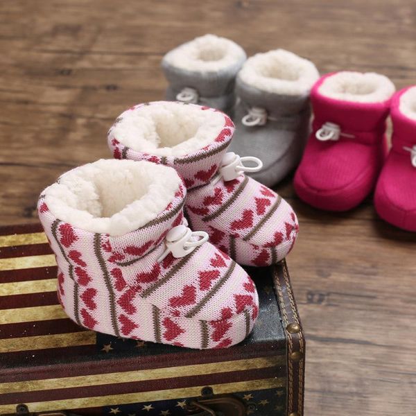 

first walkers warm born toddler boots winter baby girls boys shoes soft snow booties for 0-18m