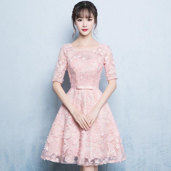 

pink embroidery oriental style dresses chinese bride vintage traditional wedding cheongsam dress short qipao plus size 3xl, Red