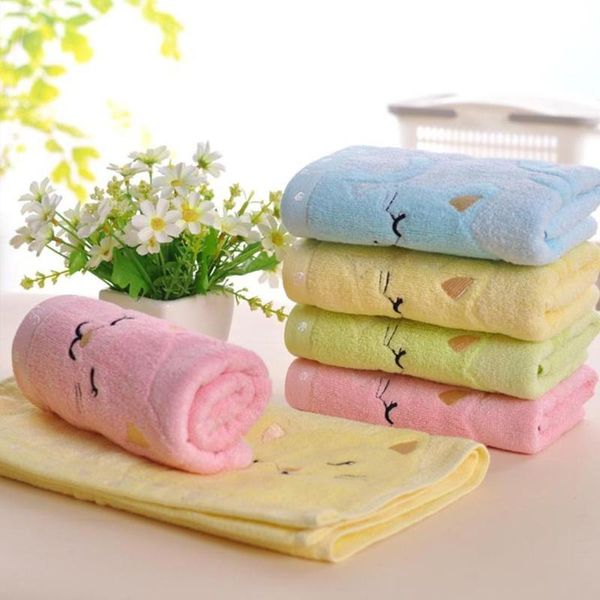 

towels & robes 1pcs baby towel pure cotton bamboo fibre bath super absorbent face cartoon accessories q8m5