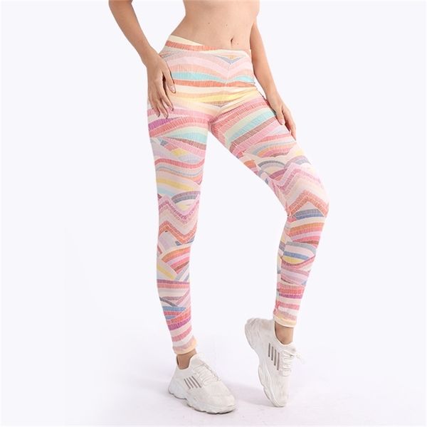 Marca vendas Leggings Mandala Mint Imprimir Fitness Legging Alta Elasticidade Leggins Workout Legins Calças de Calças para Mulheres 211204