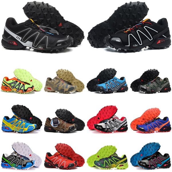 

ale speed cross 3 outdoor mens running shoes speedcross runner jogging iii black green pink grey #14 men trainers sports sneakers chaussures