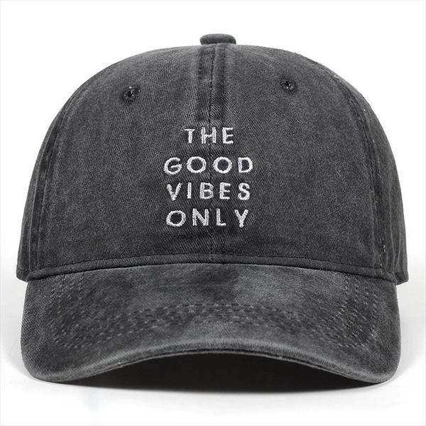 

fashion dad hat the good vibes only emberoidery baseball cap 5 colors available quality snapback hats brand caps, Blue;gray