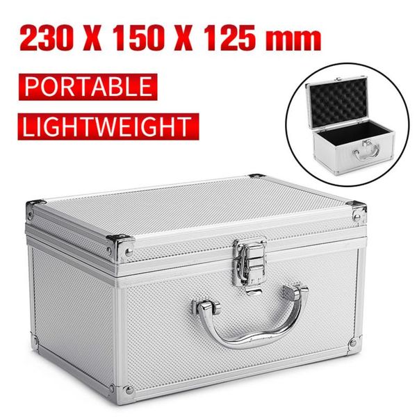 

tool organizers safety instrument box protective shockproof toolbox hardware case impact resistant storage suitcase with sponge