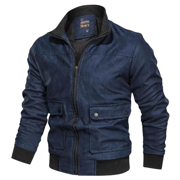 

men's casual warm et, suede coat, multi pocket, fashion, 2020, Black