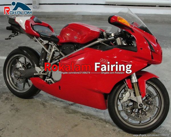 Per Ducati 749 999 2003 2004 Carene rosse 999s 749s 03 04 Carrozzeria Carene moto (stampaggio ad iniezione)