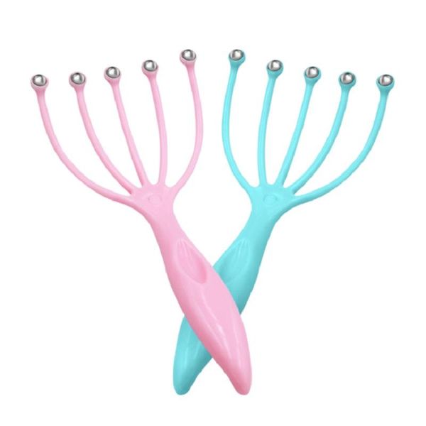 50pcs Head Massager Five Finger Ball Alleviare la pressione può fare il favore del partito