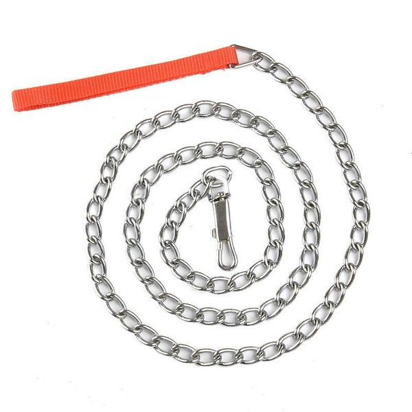 

dog collars & leashes pet choker collar bone chain for retriever necklace silver dogs traction tag iron training stainless steel e11