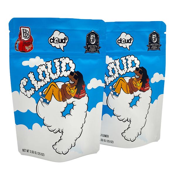 

custom printed backpack boyz 3.5g mylar bags smell proof matte stand up pouch children resistant zipper packing bag 0.125oz