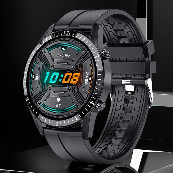 

2021 new smart watch fitrack sports watch men waterproof fitness heart rate blood pressure monitor smartwatch for ios androidg, Slivery;brown