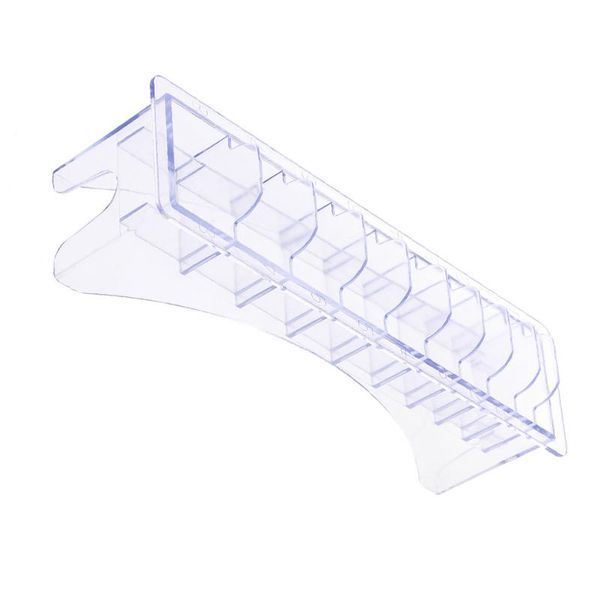 

storage drawers 1pc ten grids limit combs box hair cutting (transparent)