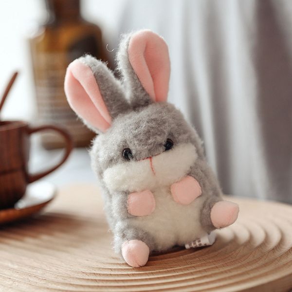 

cute rabbit keychain pendant plush doll bag machine toy