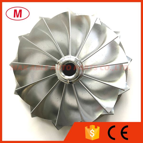 

gt55 102.00/133.37mm 13+0 blades turbocharger turbo billet compressor wheel/aluminum 2618/milling wheel for cartridge/chra/turo core