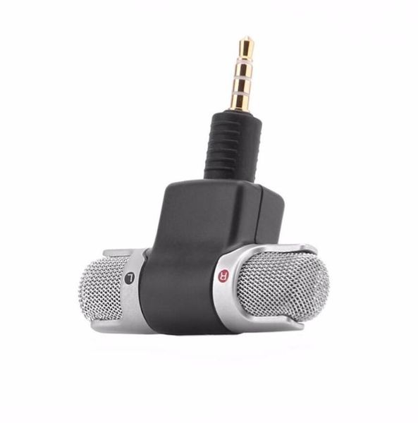 

100pcs mini 3.5mm jack microphone stereo mic for recording mobile phone studio interview microphone for smartphone pc computer