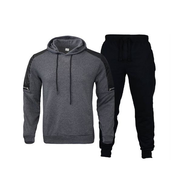 

red men's sports suit, short-sleeved t-shirt with shorts, comfortable, breathable and dry, daily leisure sports workout, Gray