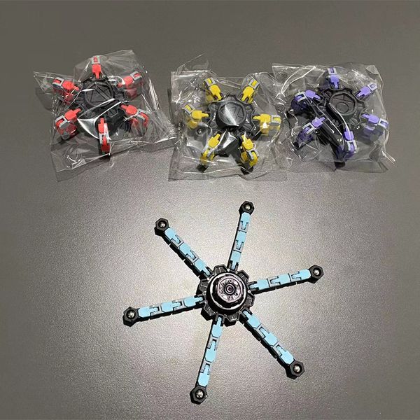

muticolor fidget spinner robot fidget toy for kids & adults-hy