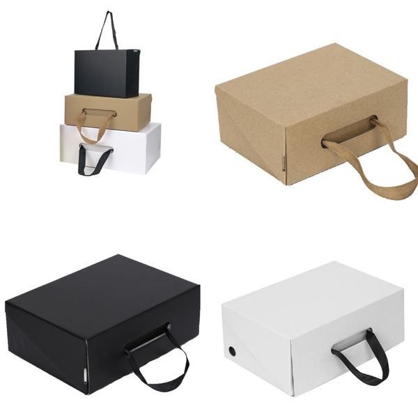 

kid fold paper organizer love heart printing cardboard cases man lady craft containers multi color silk ribbon gift wrapping 7sx g2