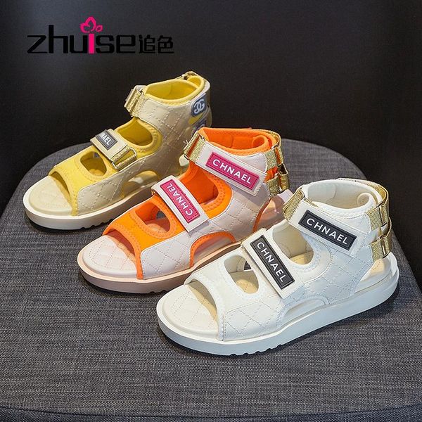 

sandals casual all-match small fragrant wind 2021 summer women's shoes color matching hollow roman, Black