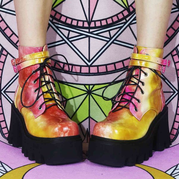 

dress shoes bota plataforma de tornozelo feminina, calÃ§ado multicolorido salto alto, para motocicleta, outono, novo, 4n5k, Black