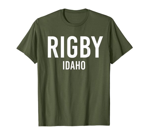 

RIGBY IDAHO ID USA Patriotic Vintage Sports T-Shirt, Mainly pictures