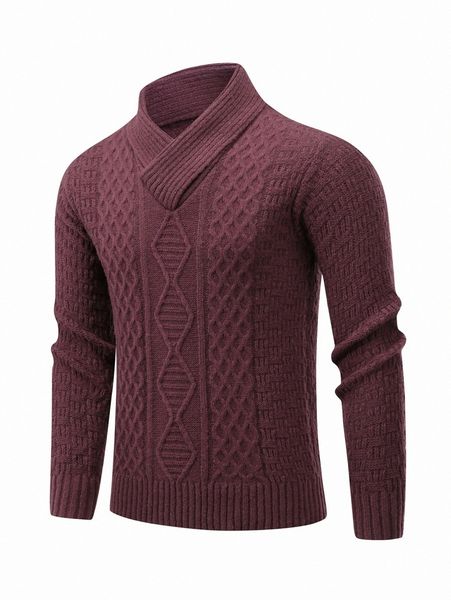 

men cable knit sweater q8o7#, White;black