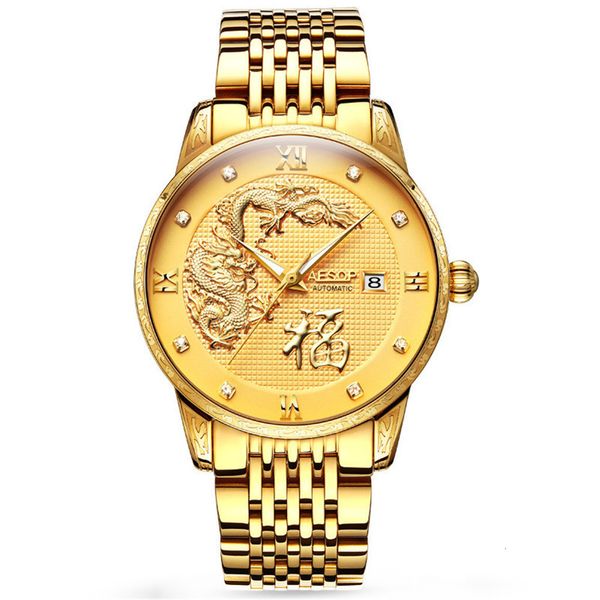 

aesop mechanical watches men japan movement automatic gentlemen fire luxury waterproof sapphire relogio masculino, Slivery;brown