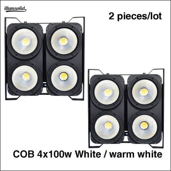 

effects 2pcs/lot led4x100w cob light console dmx specialized stage lighting equipment