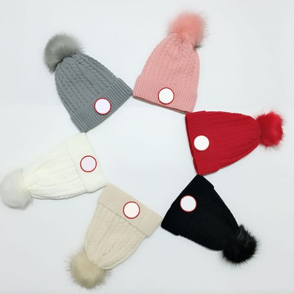 

luxury knitted hat designer beanie cap women hats for cashmere plaid letters skull caps 6 colors, Blue;gray