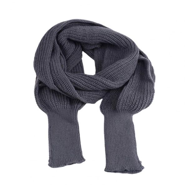 

scarves sleeve wrap sweater scarf ultra long imitation cashmere knitted warm women shawl for home, Blue;gray