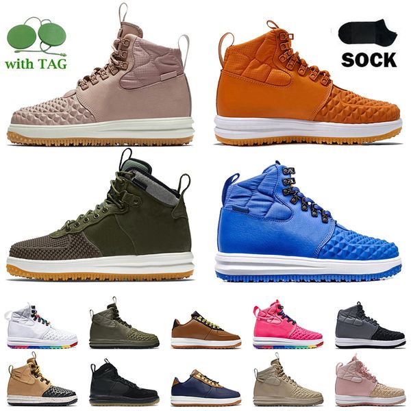 

large size us 13 lunar 1 duckboot 1s trainers running shoes off black and tan sneakers white multi wolf grey ale brown summit particle pink
