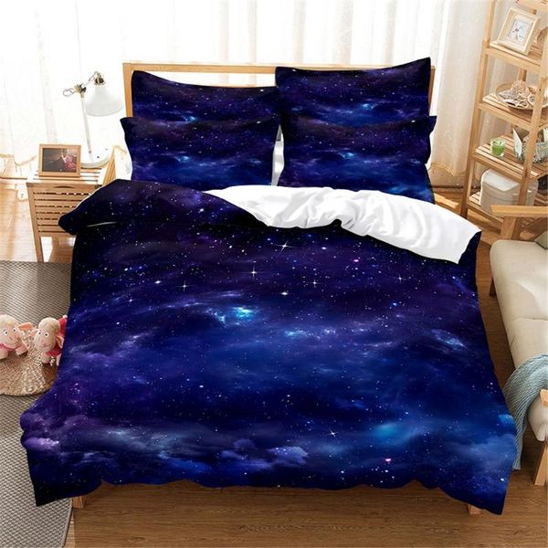 

bedding sets night starry sky set  duvet cover bed cotton bedroom