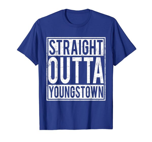 

Straight Outta Youngstown T-shirt City Of Ohio Home, White;black
