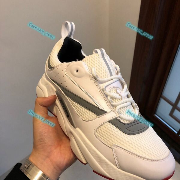 

new men women low flat casual shoes canvas calfskin trainers running shoes obliques white technical knit retro patchwork sneaker just, Black