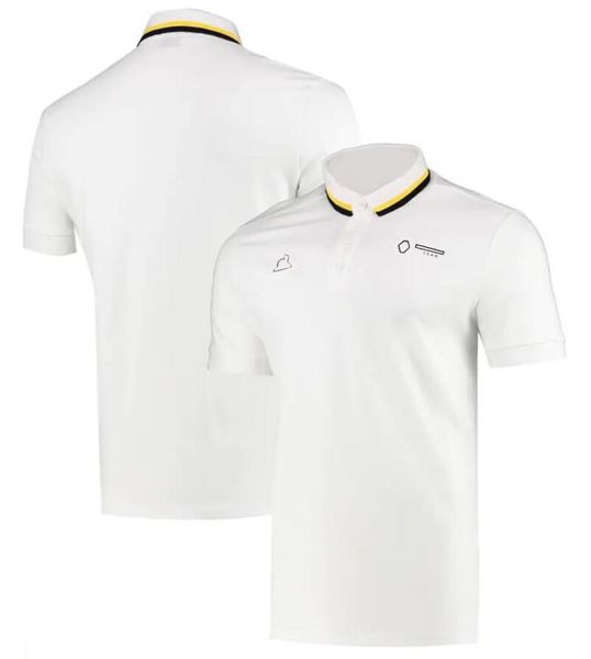 

2021 new f1 formula one racing polo shirt f1 team lapel short sleeve same style customization