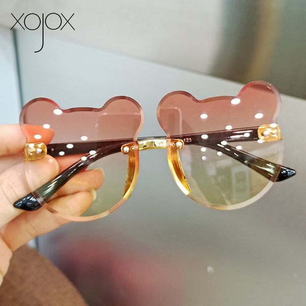 

xojox children sunglasses for boys girls niedlich outdoor glasses party children glasses cartoon beautiful baby sunglasses, Silver