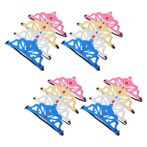 

party hats 16pcs birthday crown headdress delicate elegant hair decors for kids